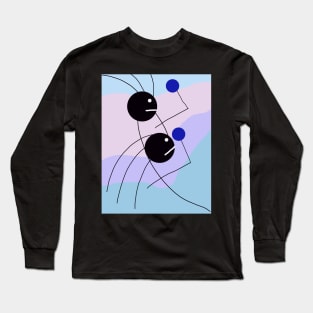 Kids in Synchronicity Stick Figure Long Sleeve T-Shirt